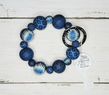 Load image into Gallery viewer, Jilzarah Wrist Keychain - Navajo Blue