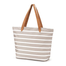 Load image into Gallery viewer, Viv & Lou Stripe Tote