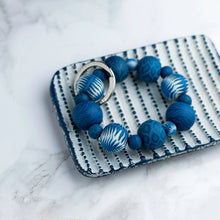 Load image into Gallery viewer, Jilzarah Wrist Keychain - Navajo Blue