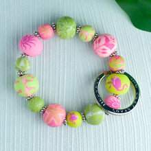 Load image into Gallery viewer, Jilzarah Small Wrist Keychain - Flamingo Pink