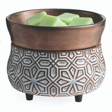 Load image into Gallery viewer, CandleWarmers Bronze Geometric 2-In-1 Classic Fragrance Warmer