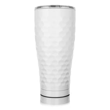 Load image into Gallery viewer, 30 oz Dimpled Golf® Sic Stainless Steel Tumbler - White