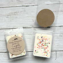 Load image into Gallery viewer, Hand Poured Soy Wax Melts - Clamshell - Confetti