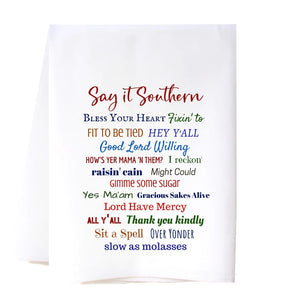 Cora & Pate Flour Sack Towel - Say It Southern