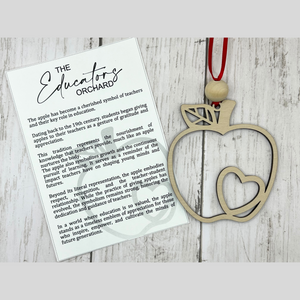 Story Card Ornament -  - Apple - The Educators Orchard