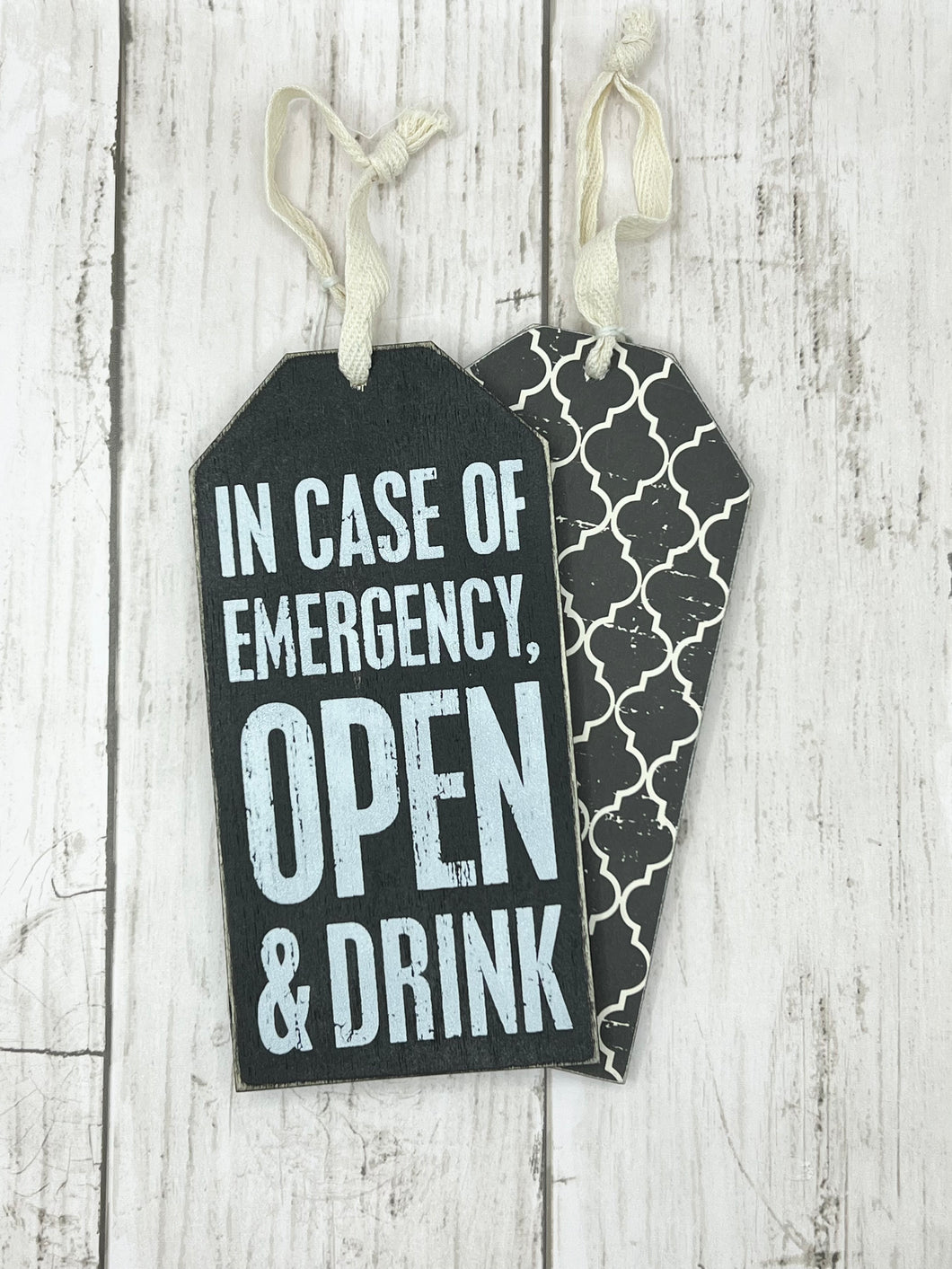 PBK Wine Tag - In Case Of Emergency