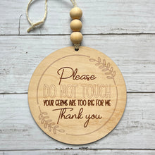 Load image into Gallery viewer, Please Do Not Touch Baby Hanging Sign | Sign For Newborn | Baby Hospital Sign
