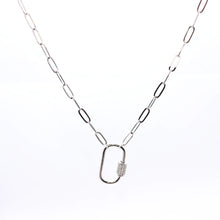 Load image into Gallery viewer, BB Lila Break The Chain Necklace - Silver Large
